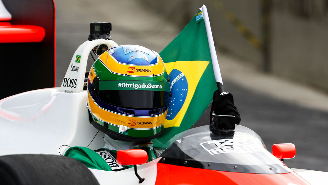 Bruno Senna - McLaren MP4/4 - Showrun - GP Brasilien 2019