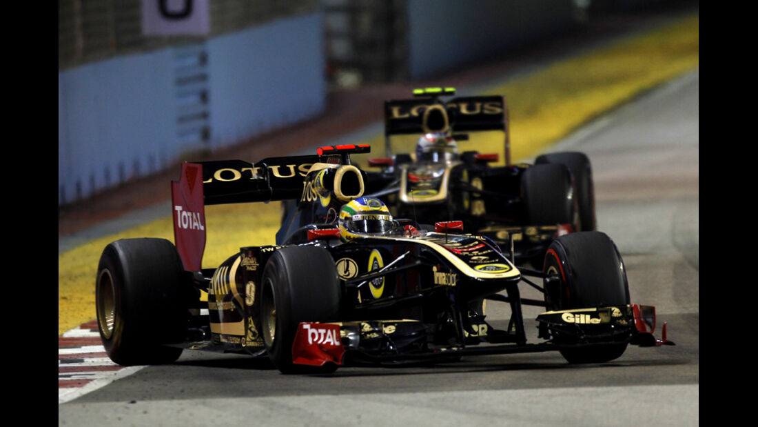 Bruno Senna Renault GP Singapur 2011