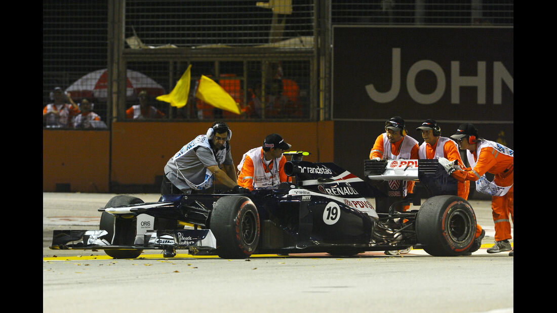 Bruno Senna - Williams - Formel 1 - GP Singapur - 21. September 2012