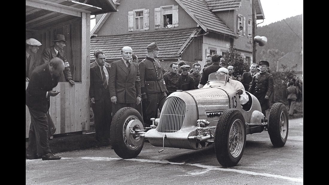 Bugatti 35B/51A - Fritz-Georg Martin - Baiersbronn-Obertal - Ruhestein - Bergrennen 1946 