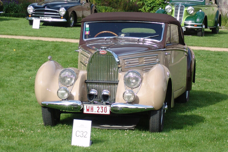 Bugatti 57 C Aravis Cabriolet, Jewels in the Park, Classic Days Schloss Dyck