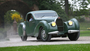 Bugatti 57 C Vanvooren, Frontansicht