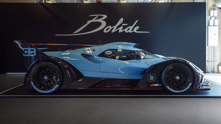 Bugatti Bolide 100 Jahre Jubiläumsedition in Laguna Seca