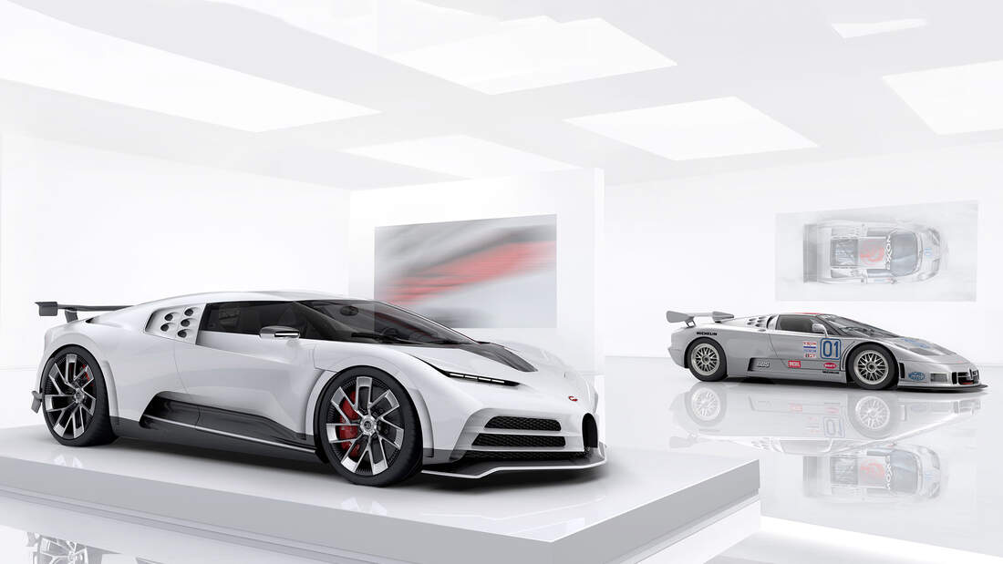 Bugatti Centodieci 8 MioHommage an den EB110 auto motor und sport