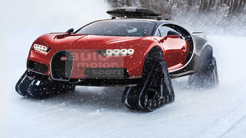 Bugatti Chiron Snowmobile
