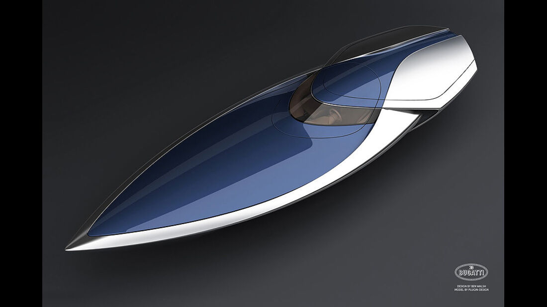 Bugatti Sang Bleu Yacht Concept, Yacht, Sportboot