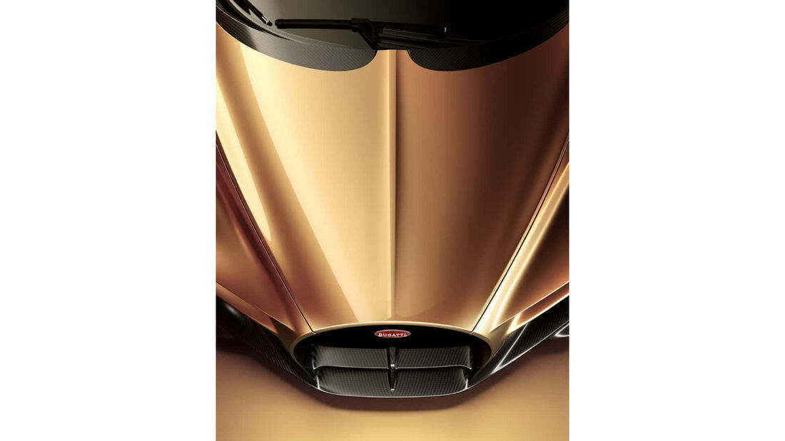 Bugatti Sur Mesure W16 Mistral Convertible in Gold