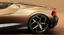 Bugatti Sur Mesure W16 Mistral Convertible in Gold