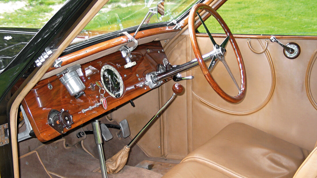 Bugatti Typ 57 Ventoux, Cockpit, Restauriert