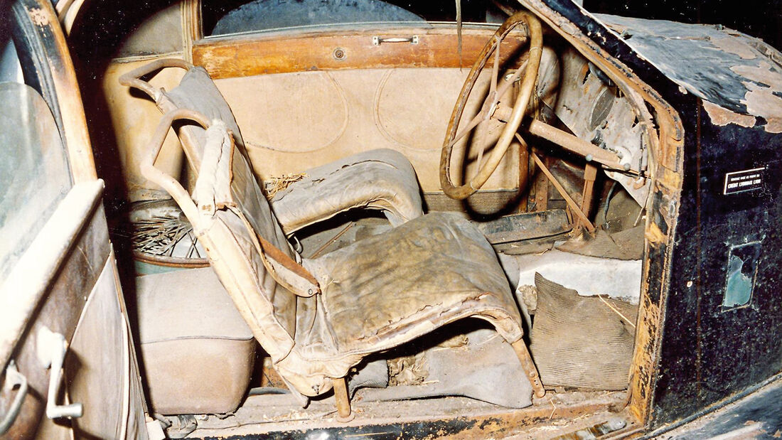 Bugatti Typ 57 Ventoux, Cockpit, Unrestauriert