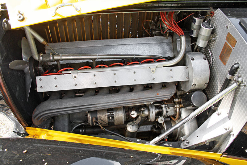 Bugatti Typ 57 Ventoux, Motor, Restauriert
