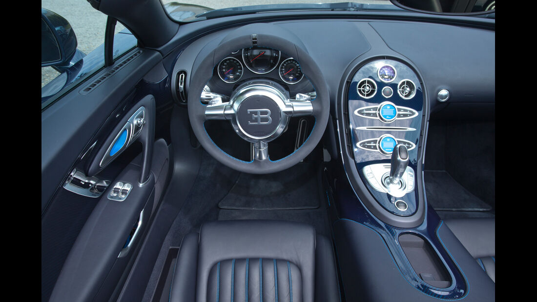 Bugatti Veyron 16.4 Grand Sport Vitesse, Cockpit, Lenkrad