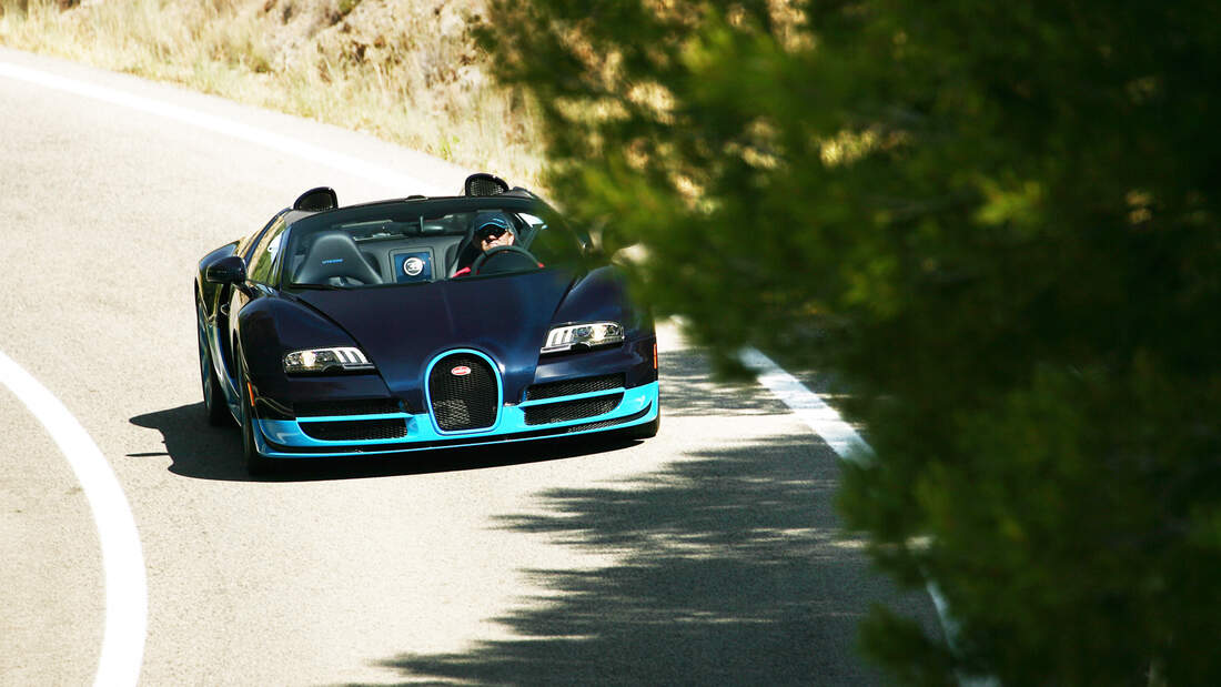 Bugatti Veyron 16.4 Grand Sport Vitesse im Fahrbericht: Highspeed-Tour ...