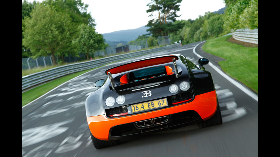 Bugatti Veyron 16.4 Super Sport, Heck, Rückansicht