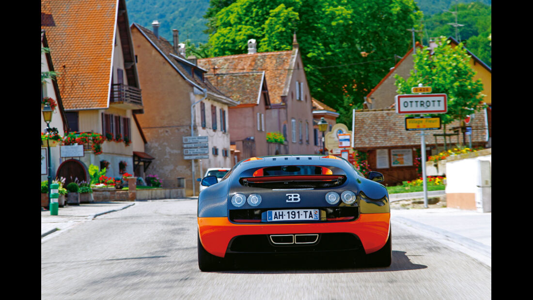 Bugatti Veyron 16.4 Super Sport, Heck, Rückansicht