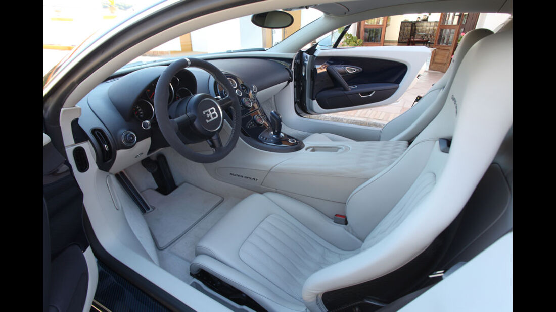 Bugatti Veyron 16.4 Super Sport, Innenraum, Sitze, Cockpit