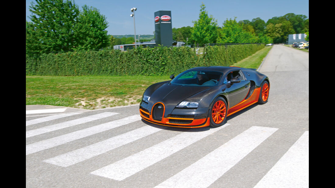 Bugatti Veyron 16.4 Super Sport, Seitenansicht