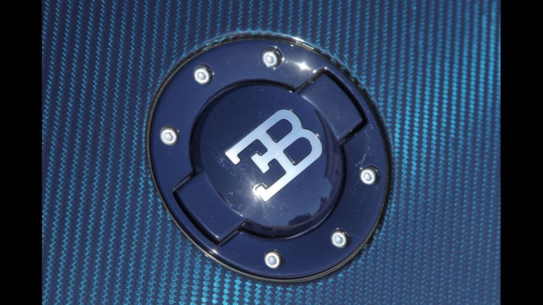 Bugatti Veyron 16.4 Super Sport, Tankdeckel