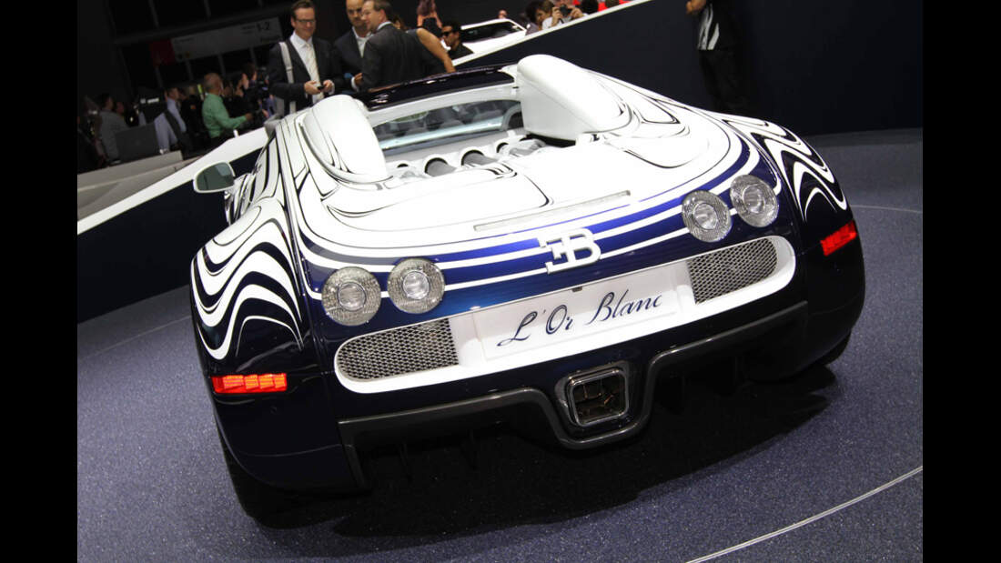 Bugatti Veyron Grand Sport L´Or Blanc SupersportwagenUnikat mit Porzellan AUTO MOTOR UND SPORT