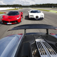 Bugatti Veyron Super Sport, Ferrari LaFerrari, Porsche 918 Spyder