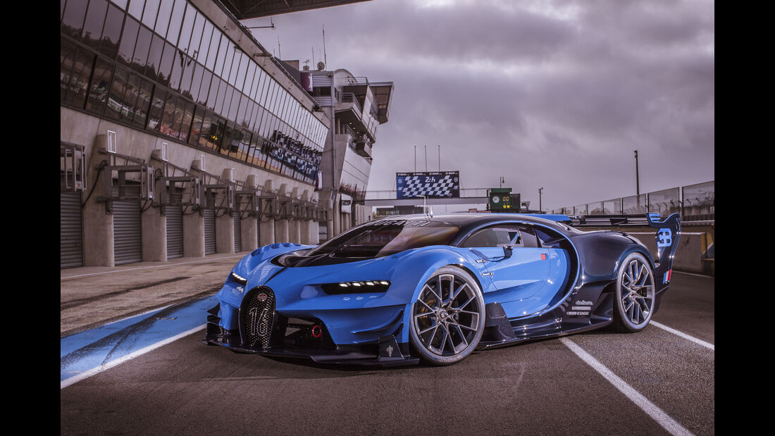 Bugatti Vision Gran Turismo, Exterieur