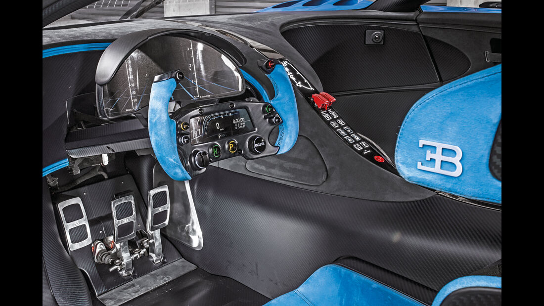 Bugatti Vision Gran Turismo, Interieur