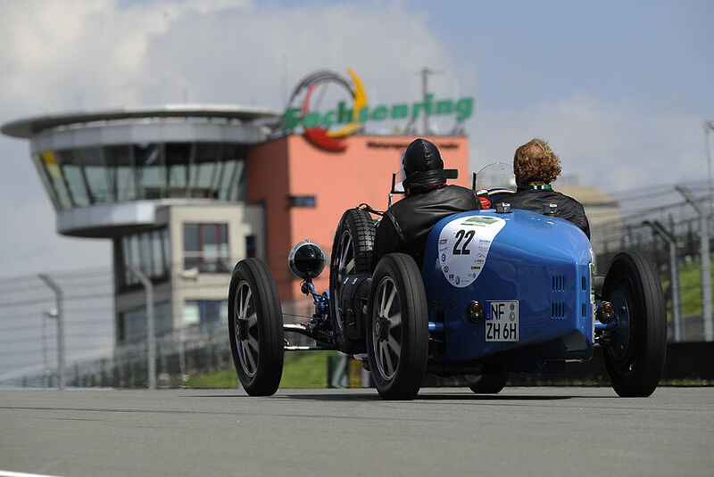 Bugatti auf dem Sachsenring