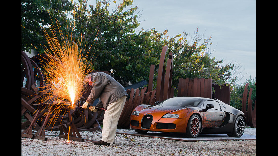 Bugatti veyron Grand Sport Venet Bernar Venet Sondermodell