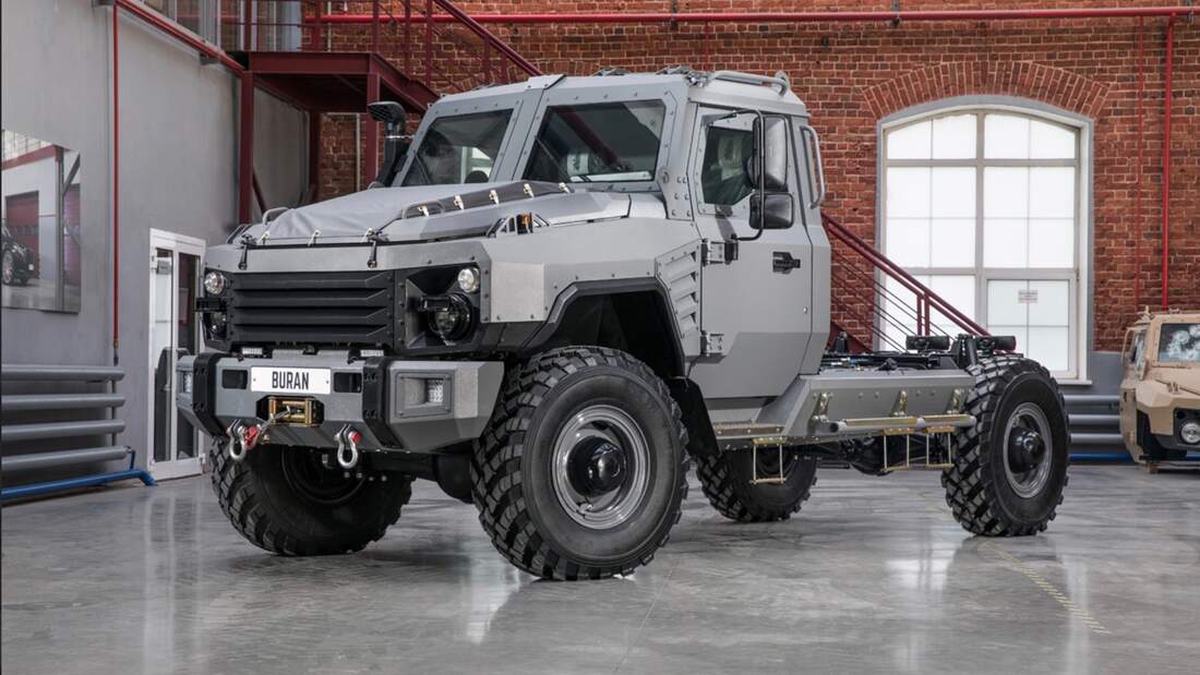 Buran 4x4 Panzerfahrzeug: Russischer Endzeit-Offroader - auto motor und ...