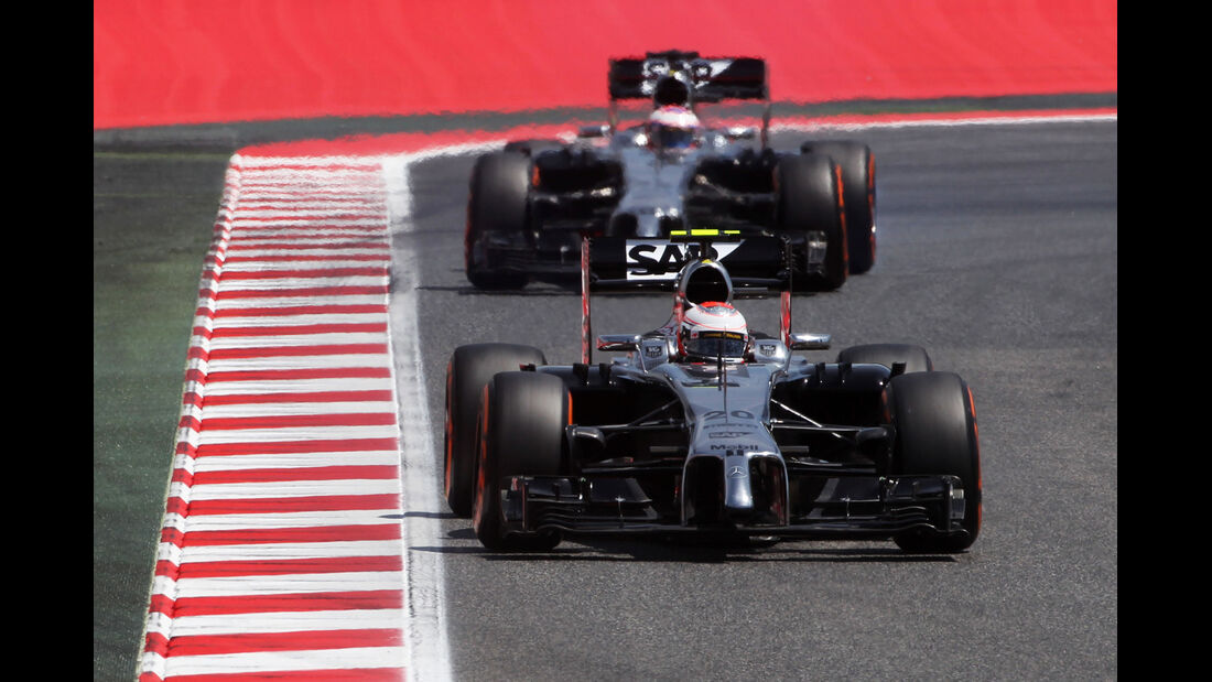 Button & Magnussen - GP Spanien 2014