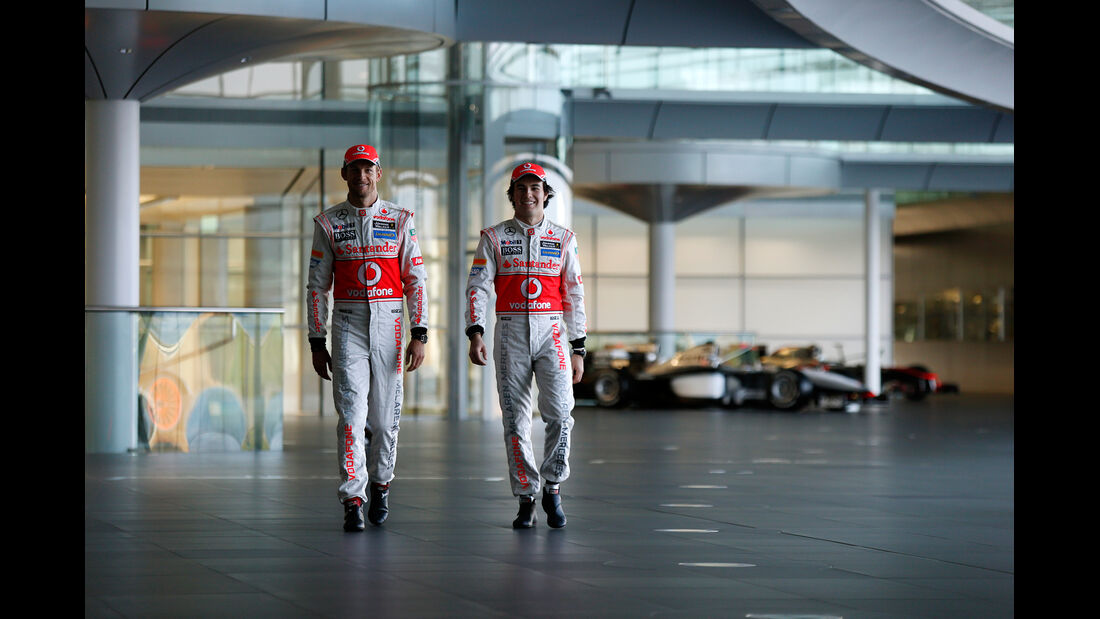 Button Perez McLaren Präsentation Woking 2013