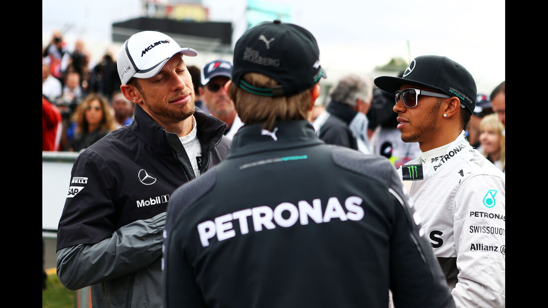 Button, Rosberg & Hamiltoneinhard