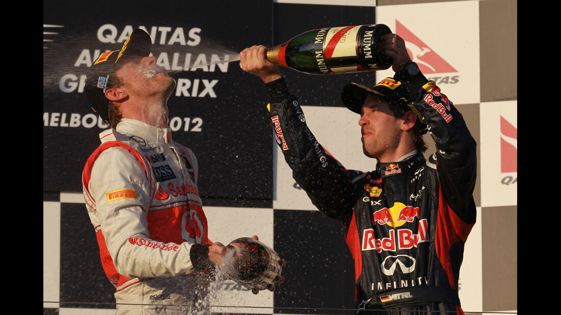 Button & Vettel GP Australien 2012