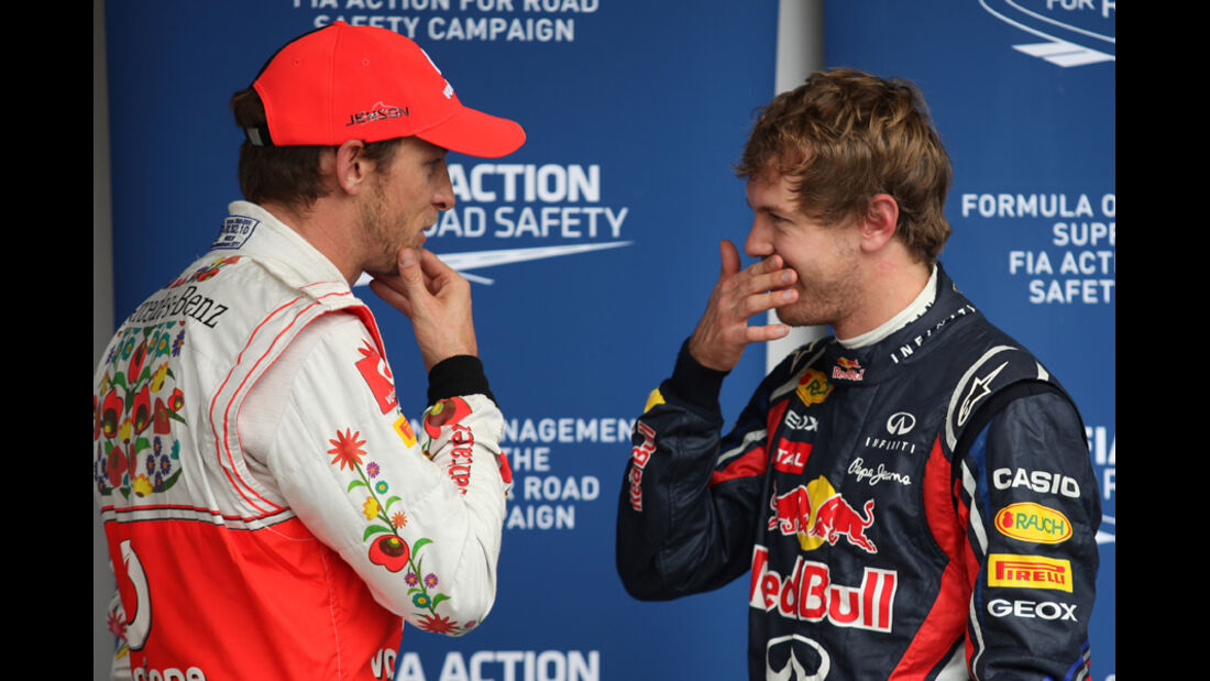 Button & Vettel - GP Brasilien - 26. November 2011