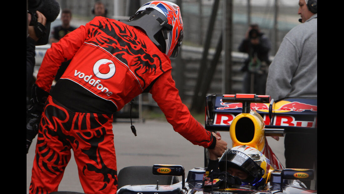 Button Vettel GP China 2011