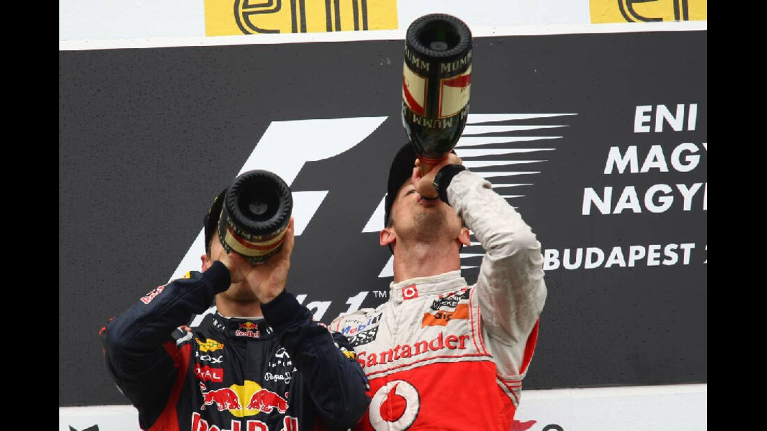 Button Vettel - GP Ungarn - Formel 1 - 31.7.2011 - Highlights