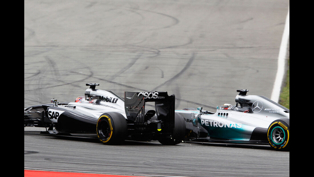 Button vs. Hamilton - GP Deutschland 2014
