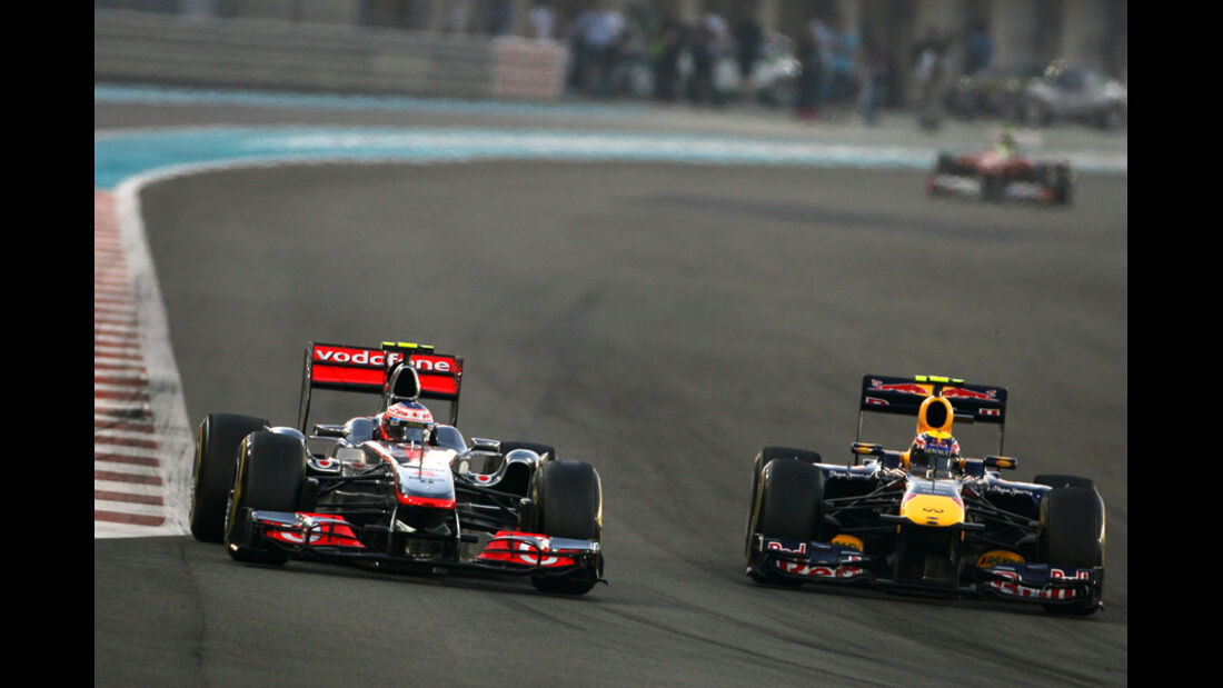 Button vs. Webber GP Abu Dhabi 2011