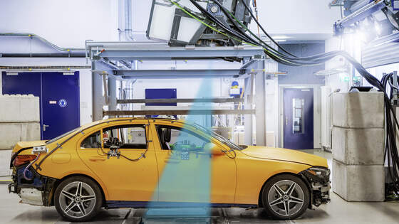 C-Klasse Limousine Ršntgen Crashtest 03/2024