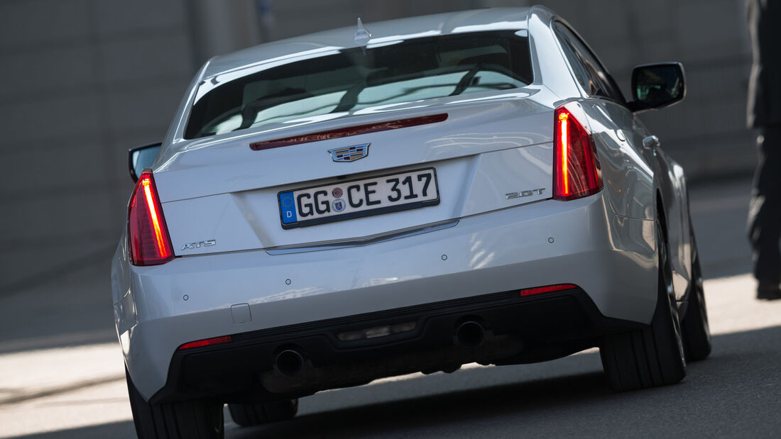 Cadillac ATS Coupé 2.0 Turbo AWD, Heckansicht