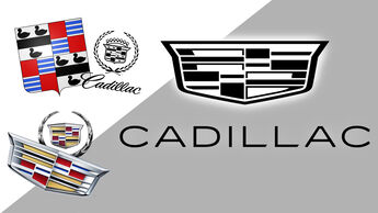 Cadillac Logo Neu Monochrom 2021