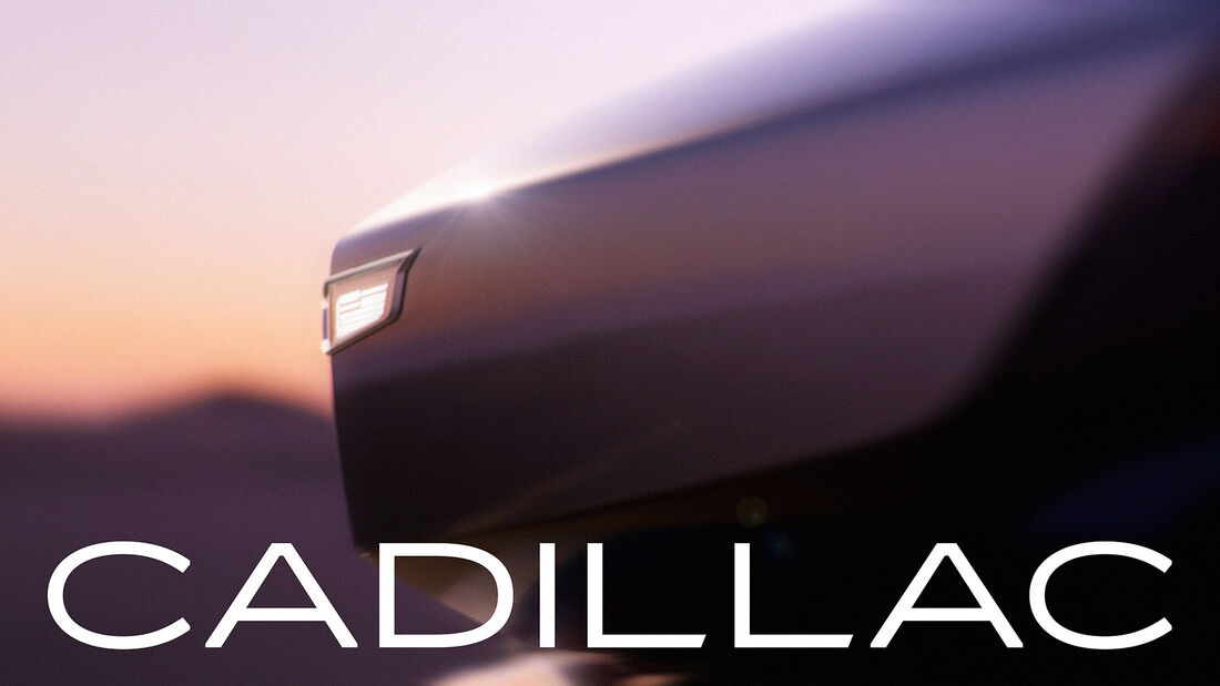 Cadillac Opulent Velocity Elektro-Sportwagen Konzeptstudie Teaser