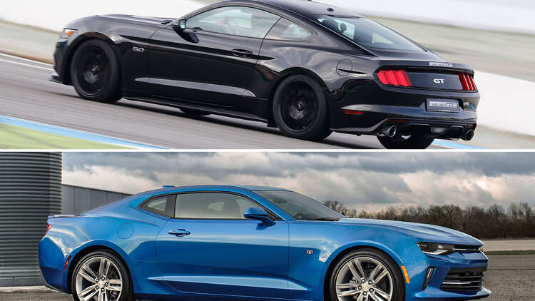 Ford Mustang Und Chevrolet Camaro Im Vergleich Auto Motor Und Sport