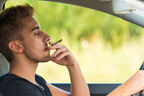 Cannabiskonsum während Autofahrt