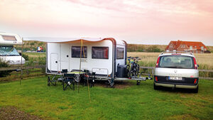 Caravan-Einsteiger, Camping