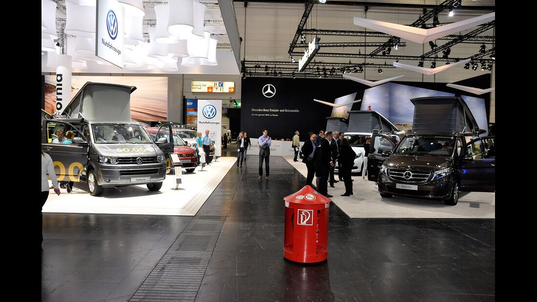 Caravan Salon 2014, VW California, Mercedes Marco Polo