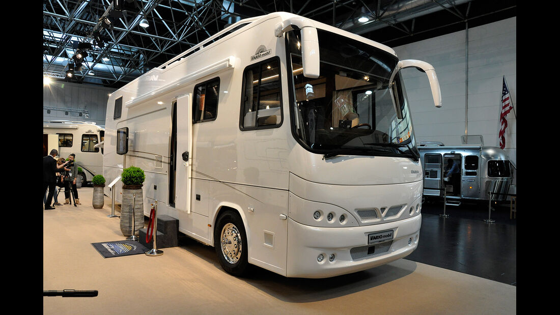 Caravan Salon 2014, Vario Mobil Perfect, Wohnmobil mit Garage