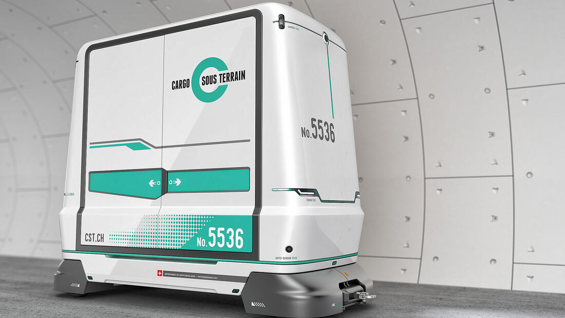 Cargo sous Terrain CST unterirdisches Transportsystem