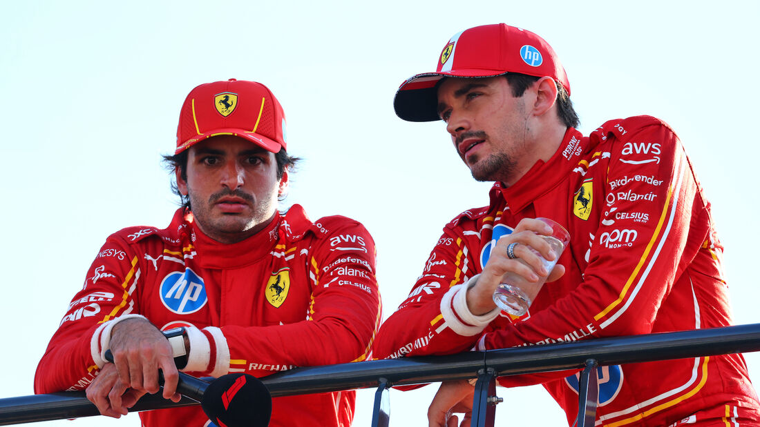 Carlos Sainz - Charles Leclerc - Ferrari - Formel 1 - GP Monaco - 25. Mai 2024