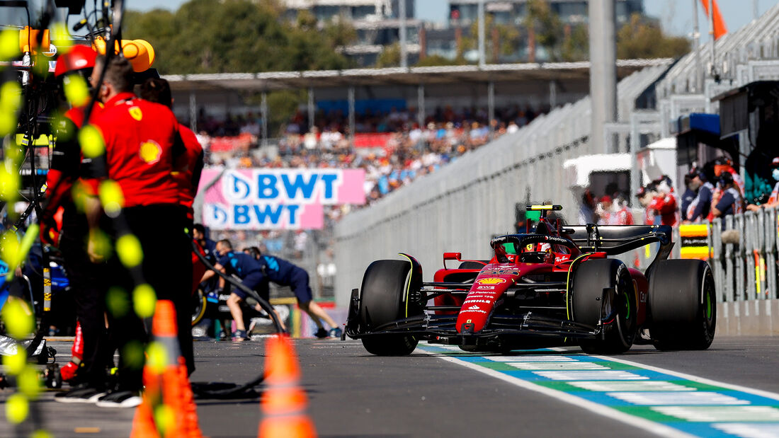 Carlos Sainz - Ferrari - Formel 1  - GP Australien - 8. April 2022